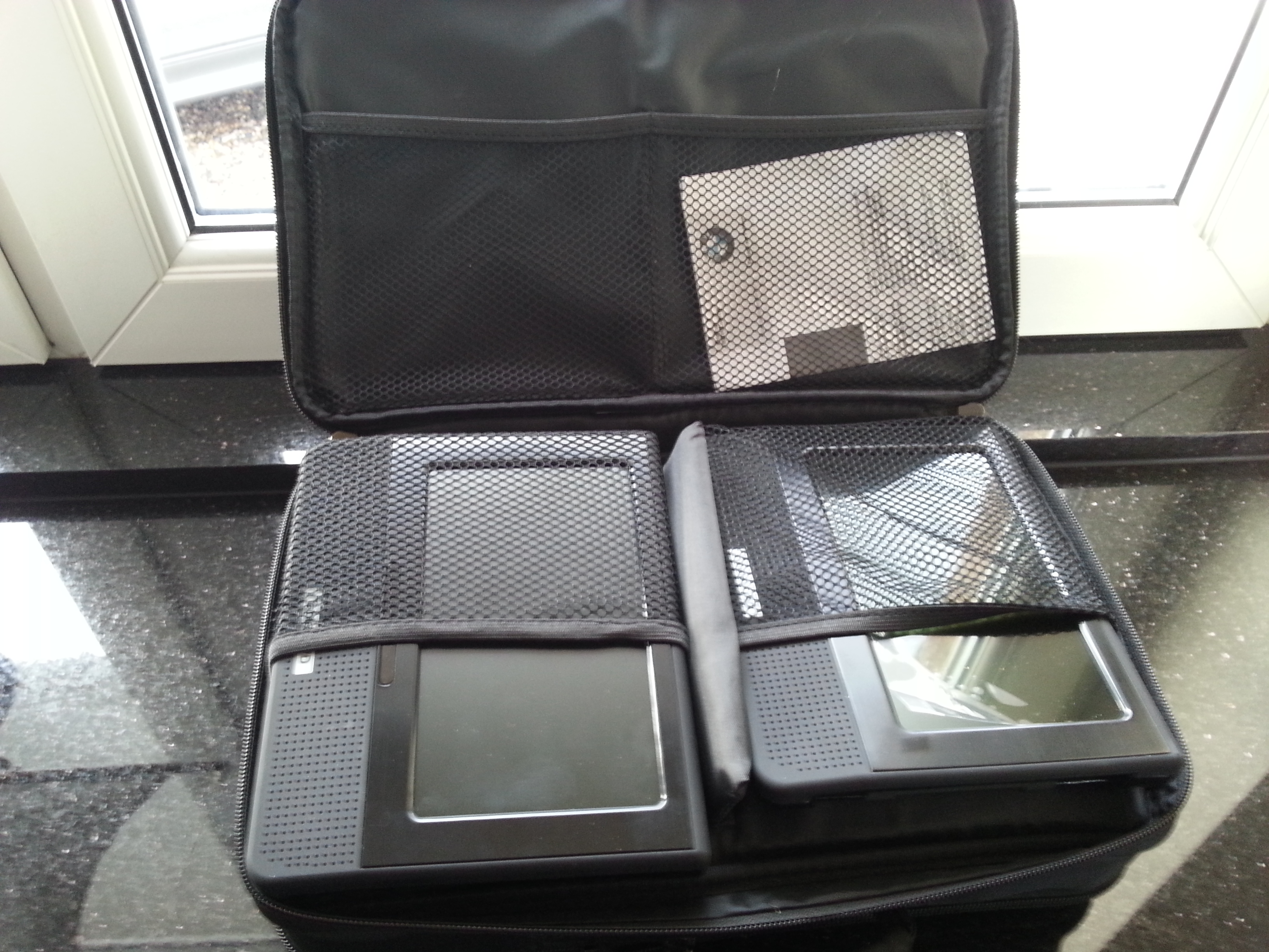 BMW Genuine Universal DVD Tablet Player + 2 x 7" Monitors System